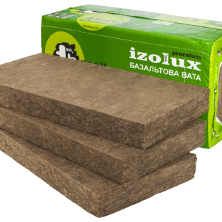 Плита «Izolux Premium» густиною 160/145/140/135/130/125/120/115 кг/м. куб.